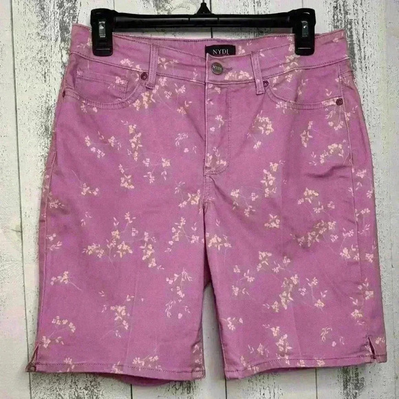 Ella Denim Shorts with Side Slits - Picture 6 of 8